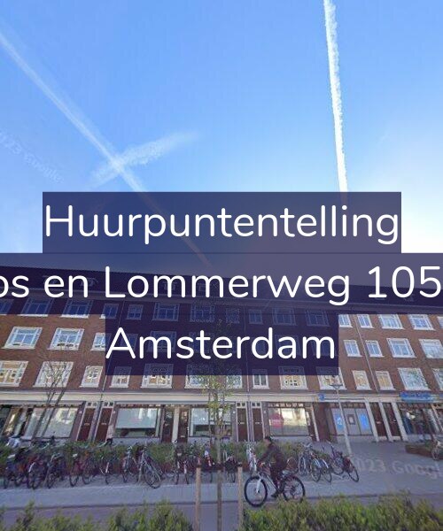 Foto gevel Huurpuntentelling voor Bos en Lommerweg 105-2, Amsterdam