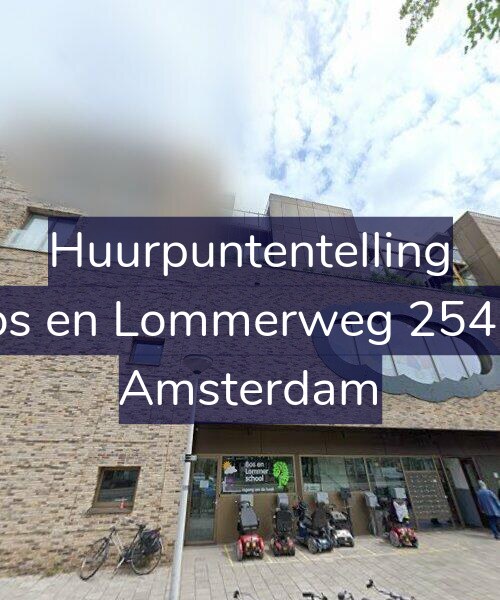 Foto gevel Huurpuntentelling voor Bos en Lommerweg 254-A, Amsterdam