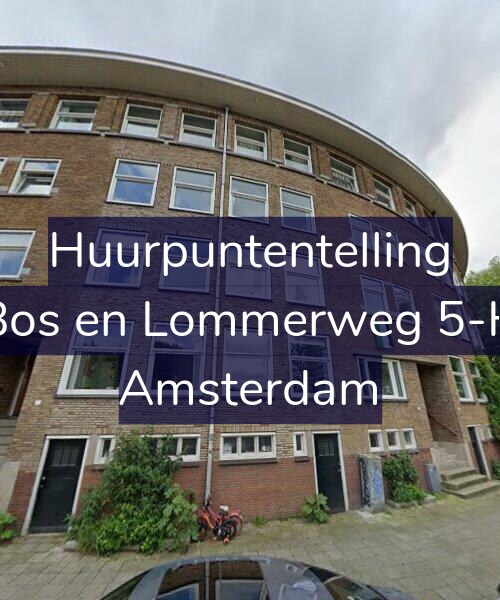 Foto gevel Huurpuntentelling voor Bos en Lommerweg 5-H, Amsterdam