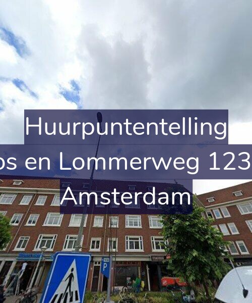 Foto gevel Huurpuntentelling voor Bos en Lommerweg 123-2, Amsterdam