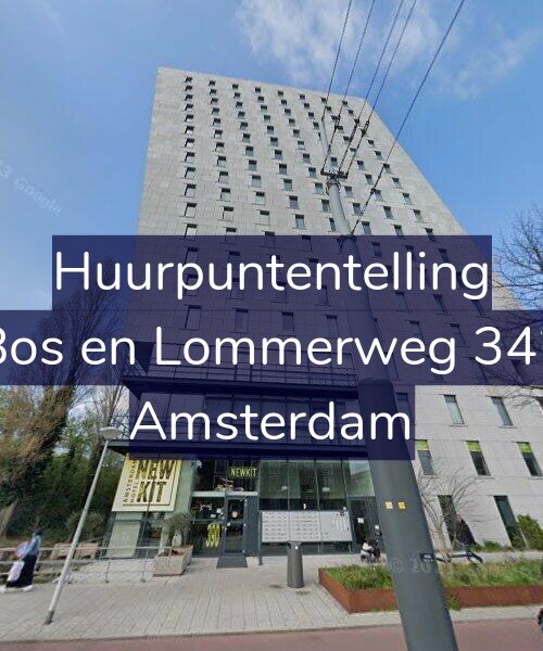 Foto gevel Huurpuntentelling voor Bos en Lommerweg 342, Amsterdam
