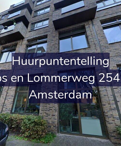 Foto gevel Huurpuntentelling voor Bos en Lommerweg 254-H, Amsterdam