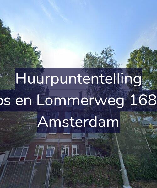 Foto gevel Huurpuntentelling voor Bos en Lommerweg 168-1, Amsterdam