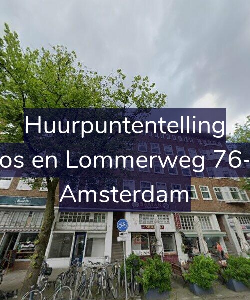 Foto gevel Huurpuntentelling voor Bos en Lommerweg 76-1, Amsterdam