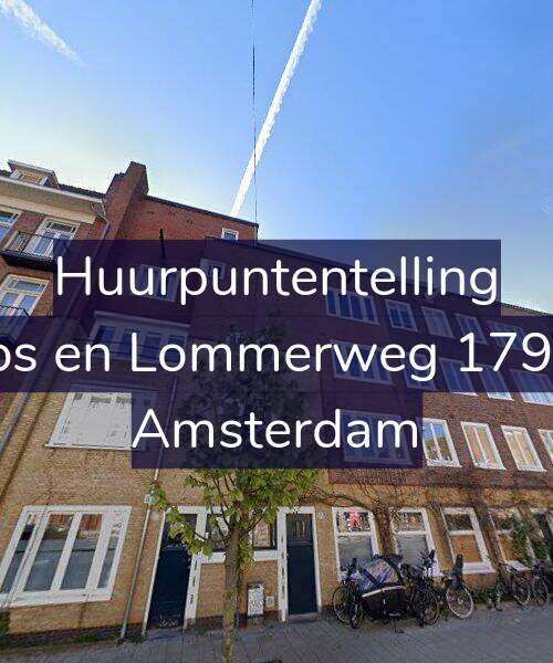 Foto gevel Huurpuntentelling voor Bos en Lommerweg 179-2, Amsterdam