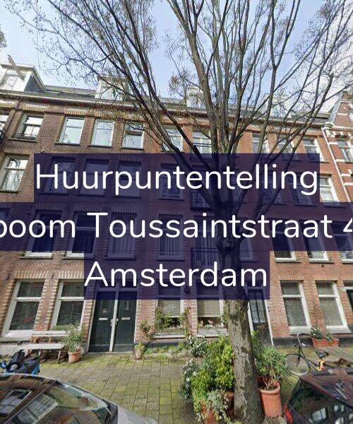 Foto gevel Huurpuntentelling voor Bosboom Toussaintstraat 42-H, Amsterdam