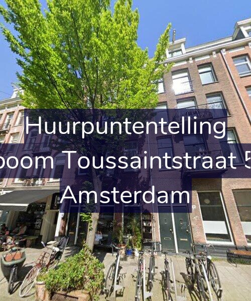 Foto gevel Huurpuntentelling voor Bosboom Toussaintstraat 58-H, Amsterdam