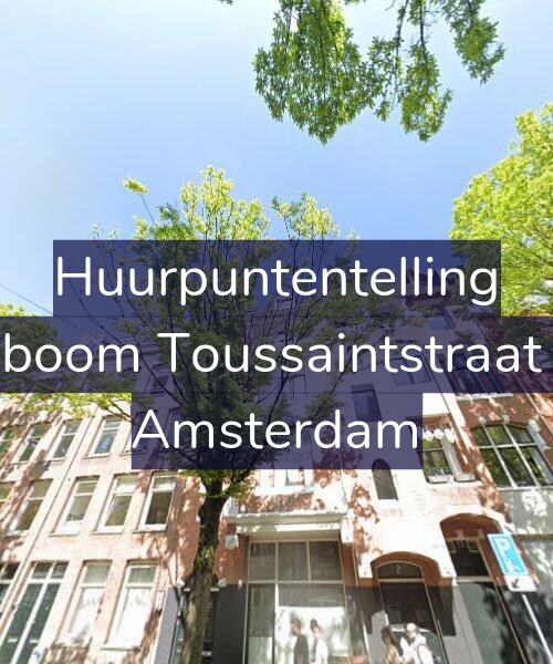Foto gevel Huurpuntentelling voor Bosboom Toussaintstraat 4-3, Amsterdam