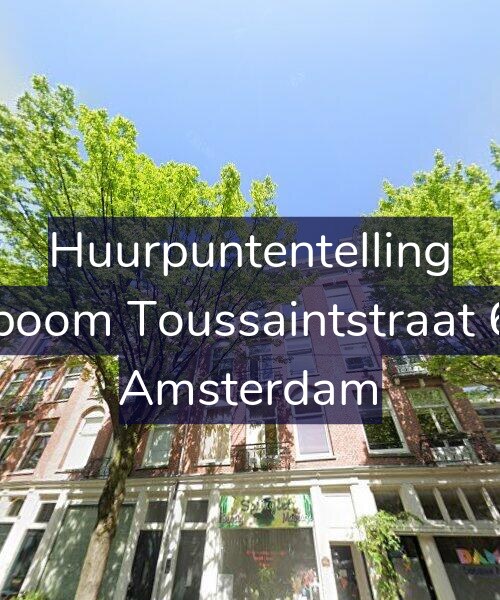 Foto gevel Huurpuntentelling voor Bosboom Toussaintstraat 64-2, Amsterdam