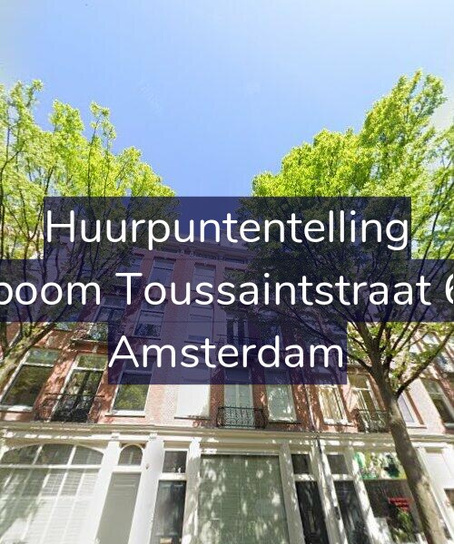 Foto gevel Huurpuntentelling voor Bosboom Toussaintstraat 66-2, Amsterdam