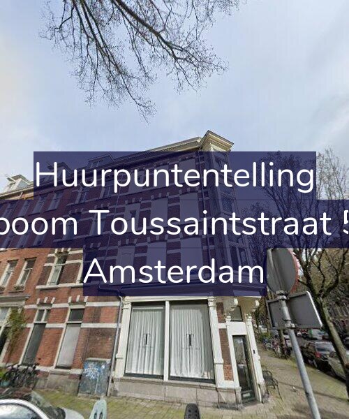 Foto gevel Huurpuntentelling voor Bosboom Toussaintstraat 50-1, Amsterdam
