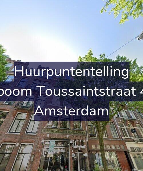 Foto gevel Huurpuntentelling voor Bosboom Toussaintstraat 43-3, Amsterdam