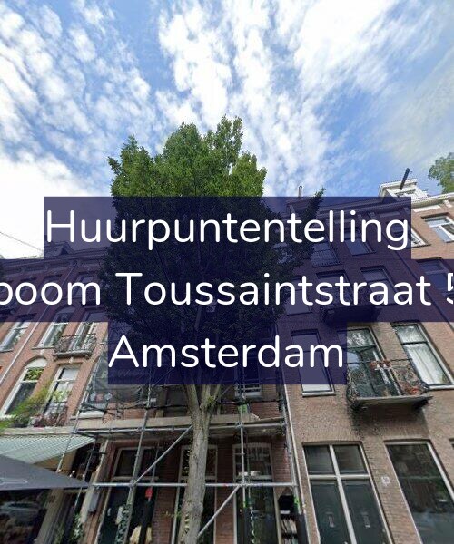 Foto gevel Huurpuntentelling voor Bosboom Toussaintstraat 58-2, Amsterdam