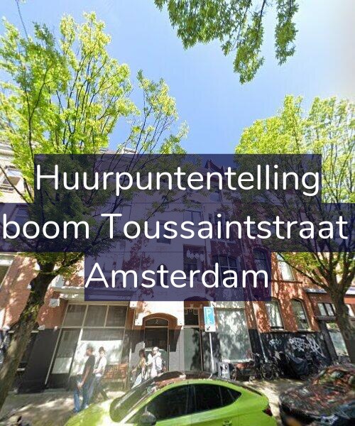 Foto gevel Huurpuntentelling voor Bosboom Toussaintstraat 2-1, Amsterdam