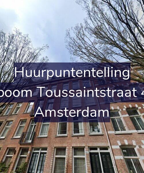 Foto gevel Huurpuntentelling voor Bosboom Toussaintstraat 40-2, Amsterdam