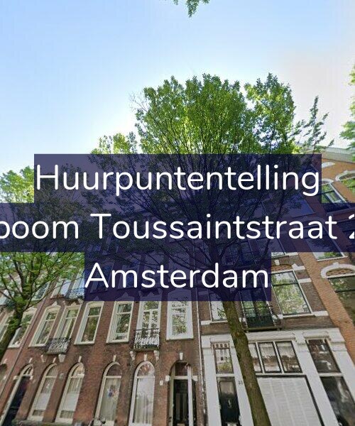Foto gevel Huurpuntentelling voor Bosboom Toussaintstraat 21-3, Amsterdam
