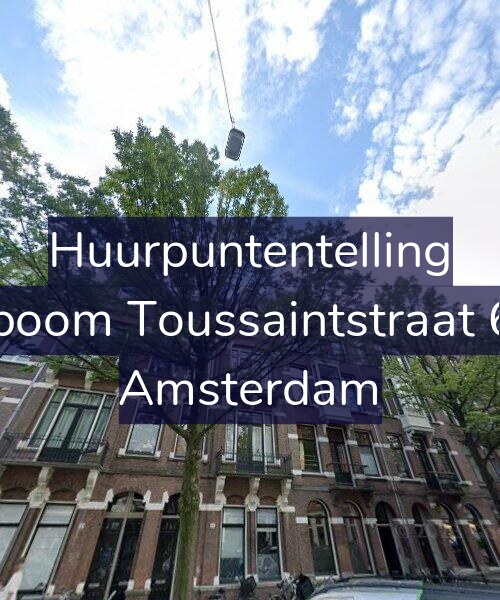Foto gevel Huurpuntentelling voor Bosboom Toussaintstraat 61-2, Amsterdam