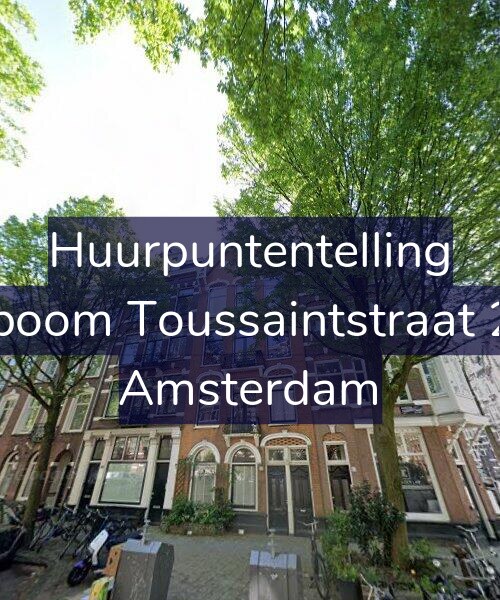 Foto gevel Huurpuntentelling voor Bosboom Toussaintstraat 25-1, Amsterdam