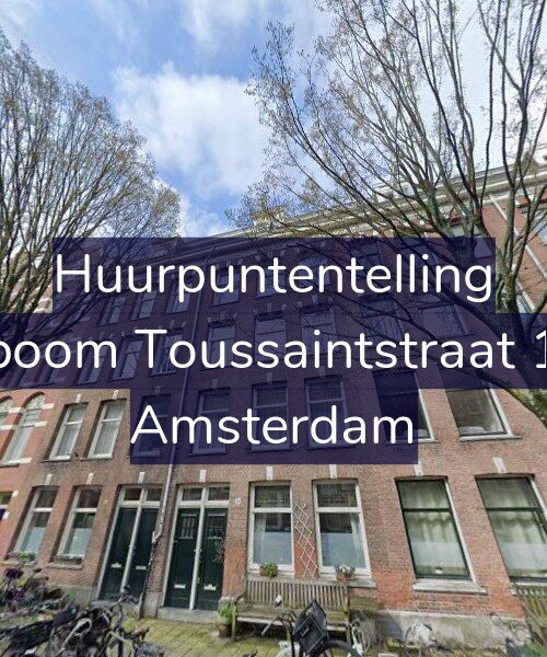 Foto gevel Huurpuntentelling voor Bosboom Toussaintstraat 10-H, Amsterdam