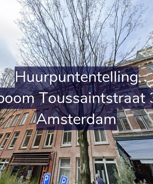 Foto gevel Huurpuntentelling voor Bosboom Toussaintstraat 30-2, Amsterdam