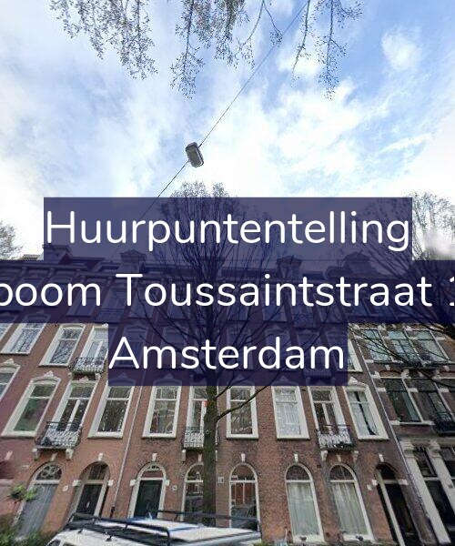 Foto gevel Huurpuntentelling voor Bosboom Toussaintstraat 19-3, Amsterdam