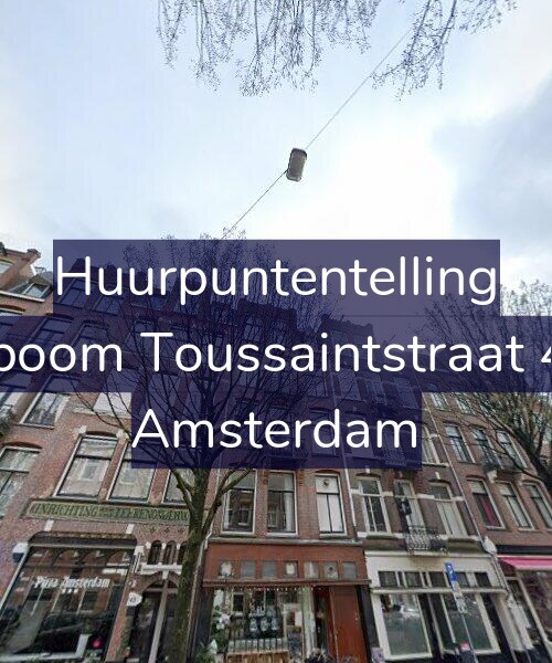 Foto gevel Huurpuntentelling voor Bosboom Toussaintstraat 45-3, Amsterdam