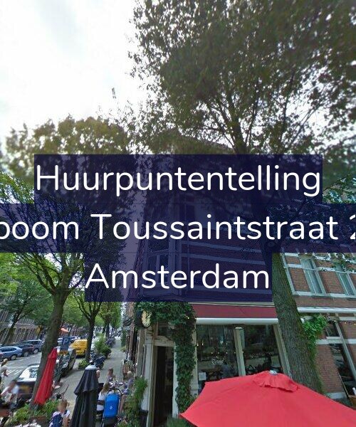 Foto gevel Huurpuntentelling voor Bosboom Toussaintstraat 26-1, Amsterdam