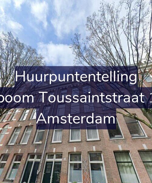 Foto gevel Huurpuntentelling voor Bosboom Toussaintstraat 10-2, Amsterdam