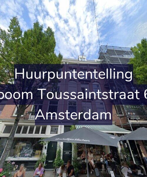 Foto gevel Huurpuntentelling voor Bosboom Toussaintstraat 60-1, Amsterdam