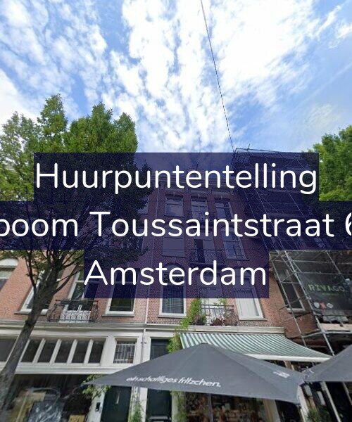Foto gevel Huurpuntentelling voor Bosboom Toussaintstraat 60-2, Amsterdam
