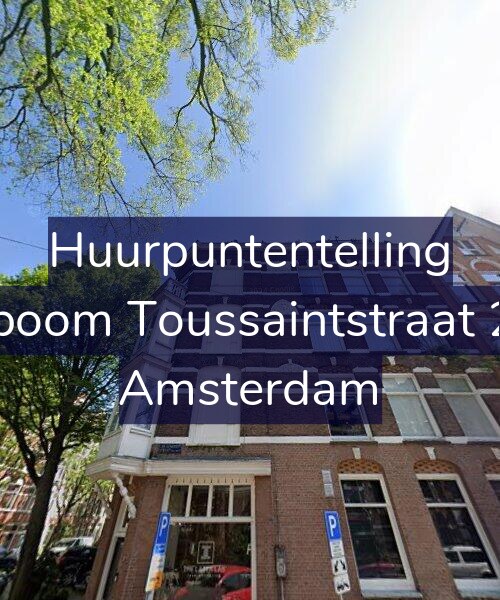 Foto gevel Huurpuntentelling voor Bosboom Toussaintstraat 27-2, Amsterdam