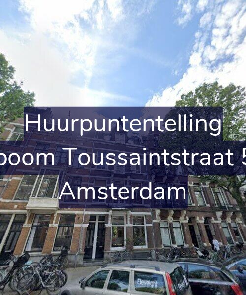 Foto gevel Huurpuntentelling voor Bosboom Toussaintstraat 57-2, Amsterdam