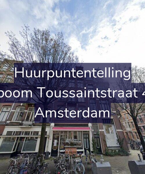 Foto gevel Huurpuntentelling voor Bosboom Toussaintstraat 49-1, Amsterdam
