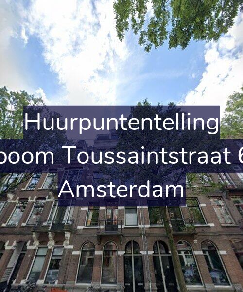 Foto gevel Huurpuntentelling voor Bosboom Toussaintstraat 63-3, Amsterdam