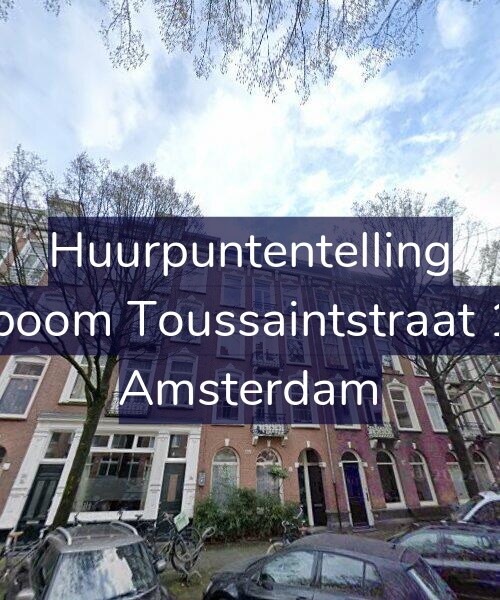Foto gevel Huurpuntentelling voor Bosboom Toussaintstraat 17-1, Amsterdam