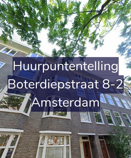 Foto gevel Huurpuntentelling voor Boterdiepstraat 8-2, Amsterdam
