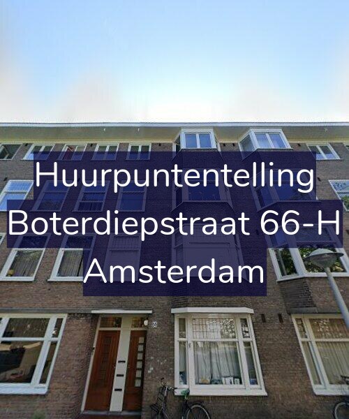 Foto gevel Huurpuntentelling voor Boterdiepstraat 66-H, Amsterdam