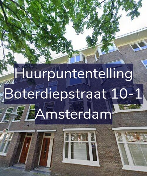 Foto gevel Huurpuntentelling voor Boterdiepstraat 10-1, Amsterdam
