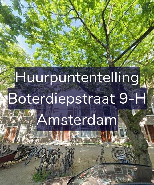 Foto gevel Huurpuntentelling voor Boterdiepstraat 9-H, Amsterdam