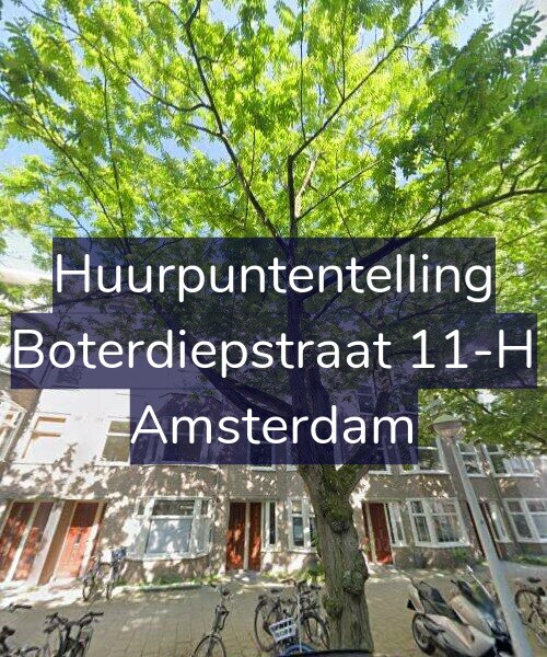 Foto gevel Huurpuntentelling voor Boterdiepstraat 11-H, Amsterdam