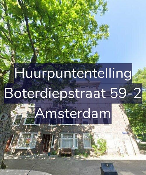 Foto gevel Huurpuntentelling voor Boterdiepstraat 59-2, Amsterdam