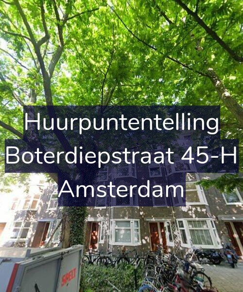 Foto gevel Huurpuntentelling voor Boterdiepstraat 45-H, Amsterdam