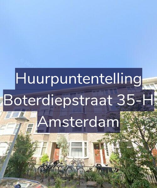 Foto gevel Huurpuntentelling voor Boterdiepstraat 35-H, Amsterdam
