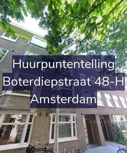 Foto gevel Huurpuntentelling voor Boterdiepstraat 48-H, Amsterdam