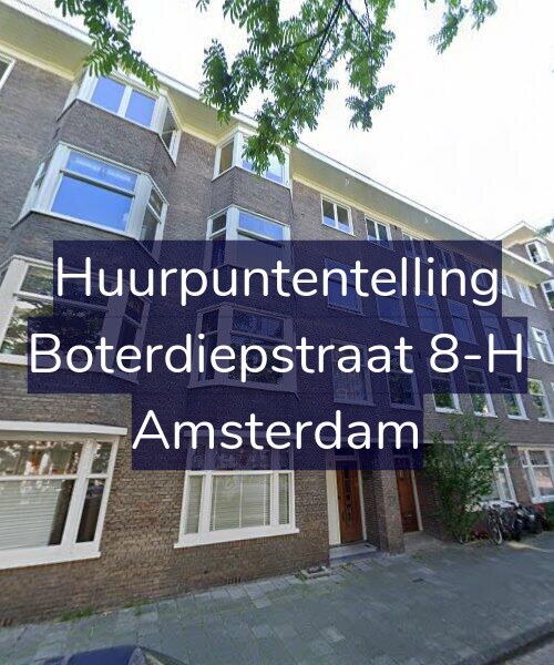 Foto gevel Huurpuntentelling voor Boterdiepstraat 8-H, Amsterdam