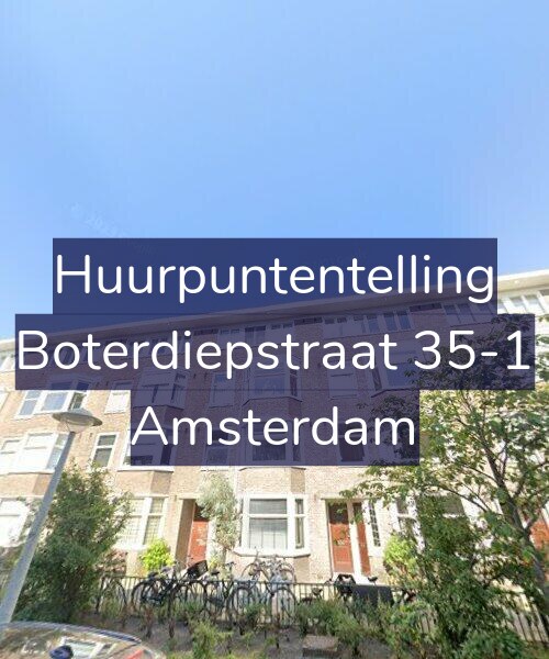 Foto gevel Huurpuntentelling voor Boterdiepstraat 35-1, Amsterdam