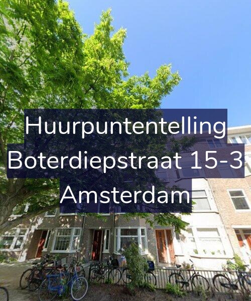 Foto gevel Huurpuntentelling voor Boterdiepstraat 15-3, Amsterdam