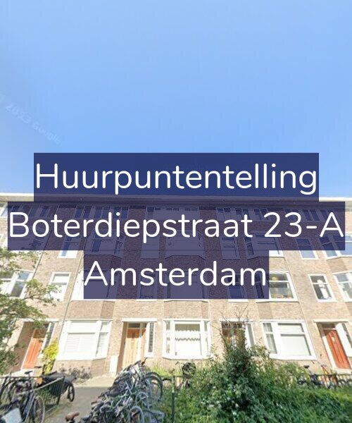 Foto gevel Huurpuntentelling voor Boterdiepstraat 23-A, Amsterdam