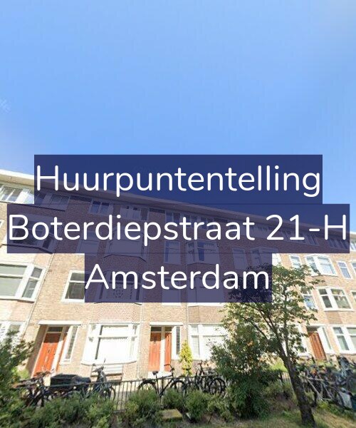 Foto gevel Huurpuntentelling voor Boterdiepstraat 21-H, Amsterdam