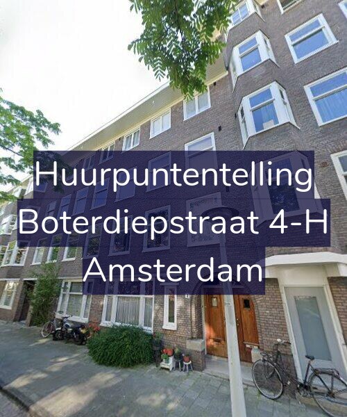 Foto gevel Huurpuntentelling voor Boterdiepstraat 4-H, Amsterdam